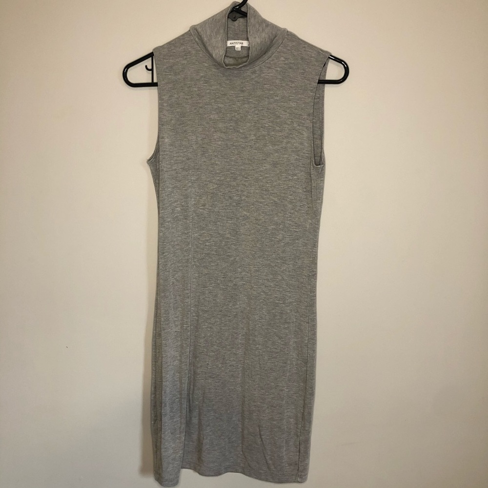 Gray Mid-length Dress